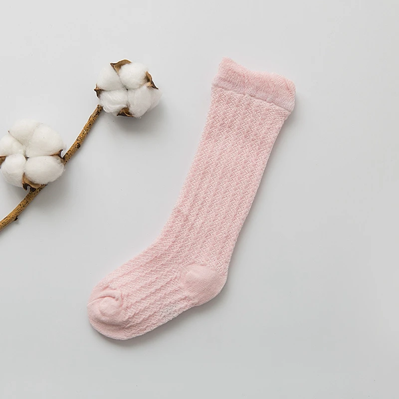

Baby Girl Socks 0-24 months Toddler Baby Cotton Mesh Breathable Socks Newborn Infant knee high Baby Girls Socks