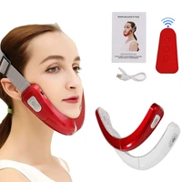 face chin v line lift up belt remote controlled photon therapy facial lifting ems facial slimming v face care device