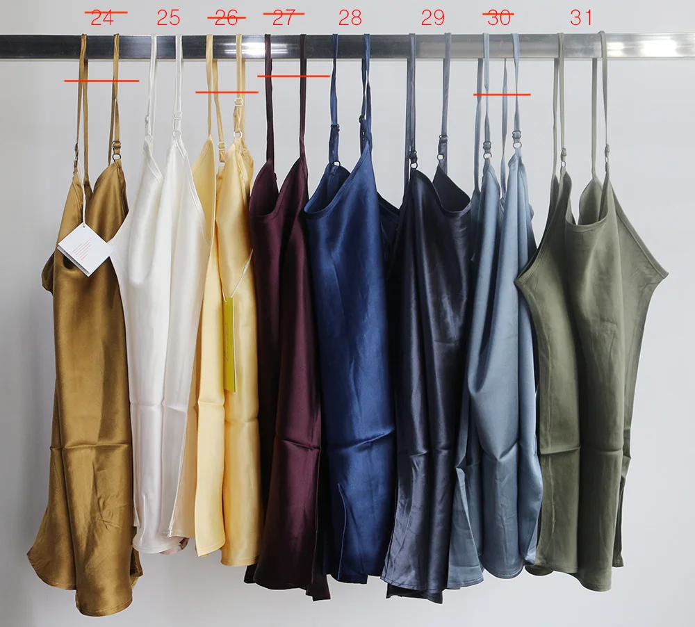 XL Satin Solid Color CISULI шелк атлас глянцевый камзол с регулируемым ремешком мягкий атласный шелк ткань натуральный шелк тутового шелкопряда обновление Desigual - Цвет: XL Satin Solid Color