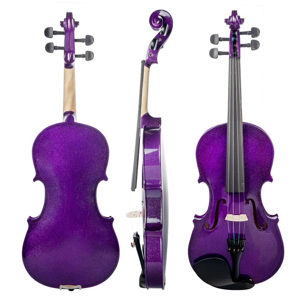 4/4 скрипка ель дерево верхняя панель липа задняя боковая с сумкой для подарка лук