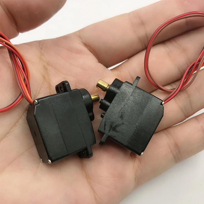 2 шт./лот, постоянный ток 3 в-6 в, 23-52 оборота в минуту, пятипроводная металлическая шестерня, прецизионный двигатель M10, 360 градусов, для подъема на автомобиль