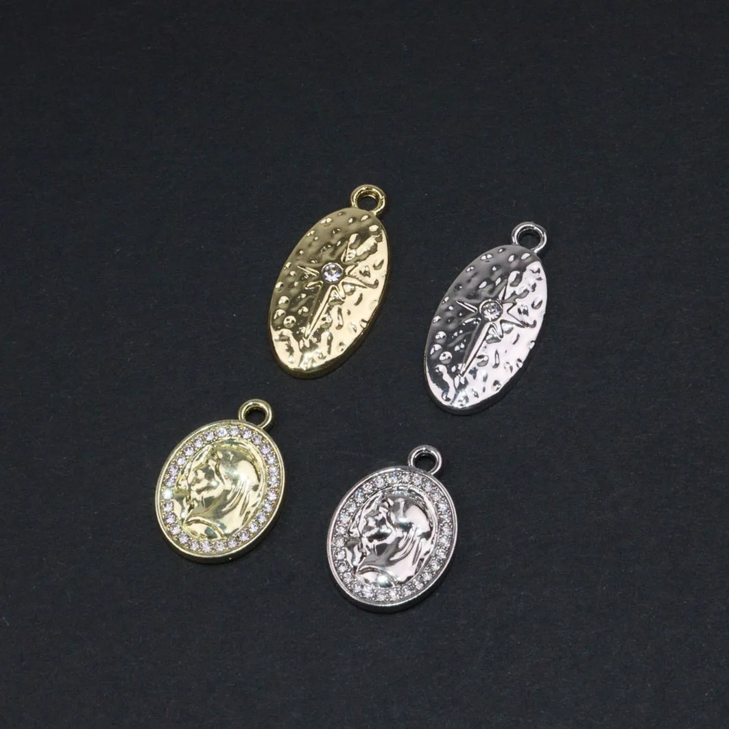 Оптовая продажа 6 шт. 15 мм Очаровательные Подвески в форме звезды для женщин