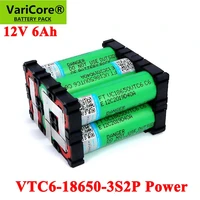 11 1v12 6v 18650 vtc6 3s2p 6000mah 20 amps for 12v wireless screwdriver batteries diy weld battery pack