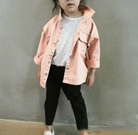 2020 spring and autumn childrens clothing new boys and girls western style casual lapel wash jacket jacket children
