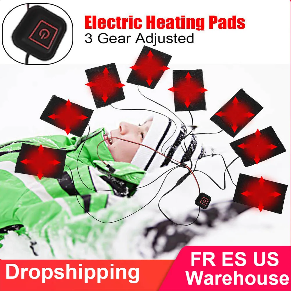 Высококачественный коврик для жилета из углеродного волокна с USB подогревом