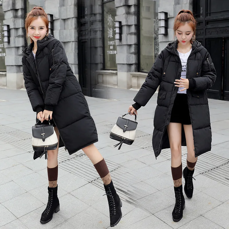 Куртка-пуховик топы и блузки Manteau Femme Veste Hiver Parka женская зимняя одежда длинное