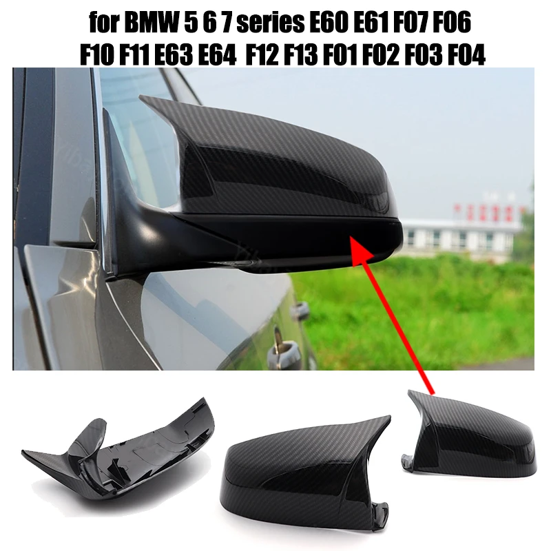 

M Style Horn Shape Replacement Side Mirror Cover for BMW 5 6 7 Series F07 F06 F10 F11 F12 F13 F01 F02 F03 F04