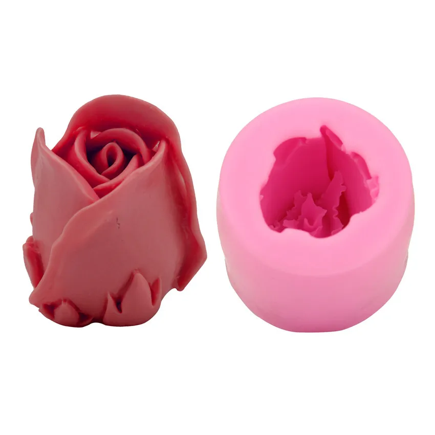 

Three dimensional rose cake mold DIY silicone chocolate turning sugar baking tool three dimensional ice lattice mold soap mold