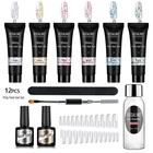 Полимерный Ультрафиолетовый Гель-лак для ногтей ROSALIND доступны различные популярные цвета с эмалью набор инструментов для наращивания ногтей