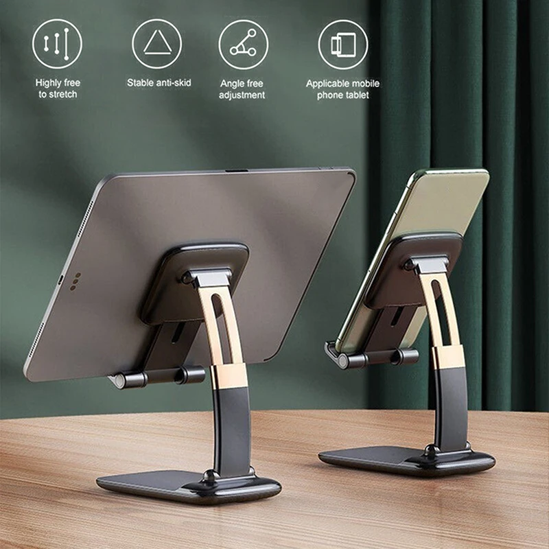 

Desktop Holder Tablet Stands For iPad Pro Case Adjustable Foldable Height Angle Phone Holder For Xiaomi iPhone Huawei Honor Case