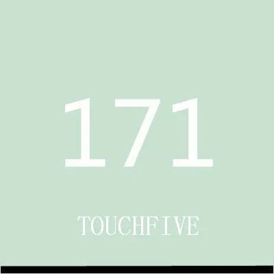 TOUCHFIVE 168 цветов одиночные художественные маркеры Кисть ручка эскиз на спиртовой основе маркеры двойная головка манга ручки для рисования товары для рукоделия - Цвет: 171-jade green