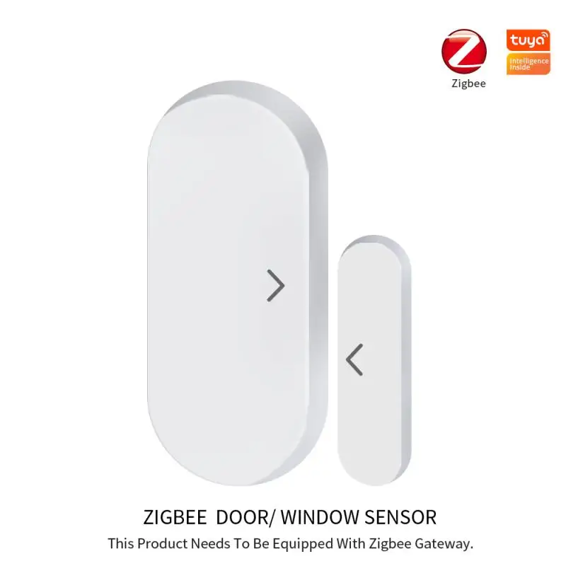

Смарт-Датчик ZigBee для дверей и окон, Беспроводной сенсор для обнаружения открывания и закрывания дверей, с дистанционным управлением через п...