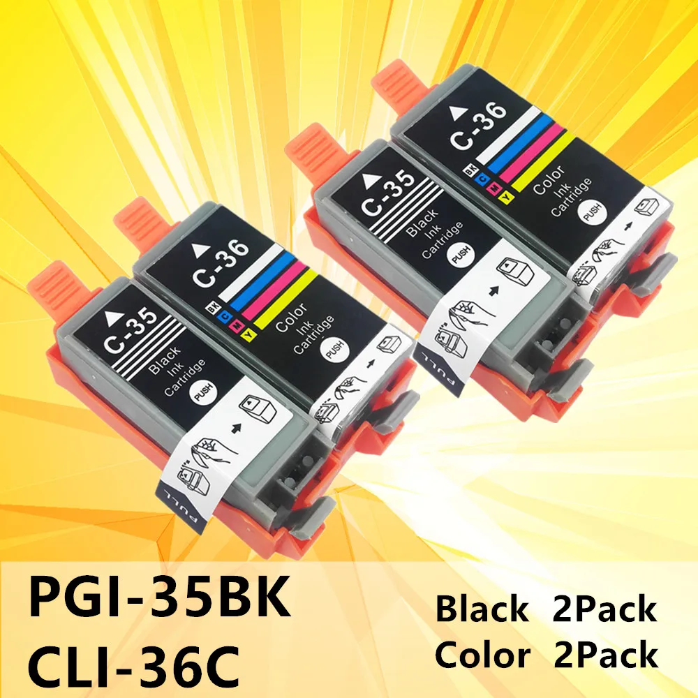 Высококачественный совместимый чернильный картридж для PGI35 CLI36 pgi 35 PIXMA iP100