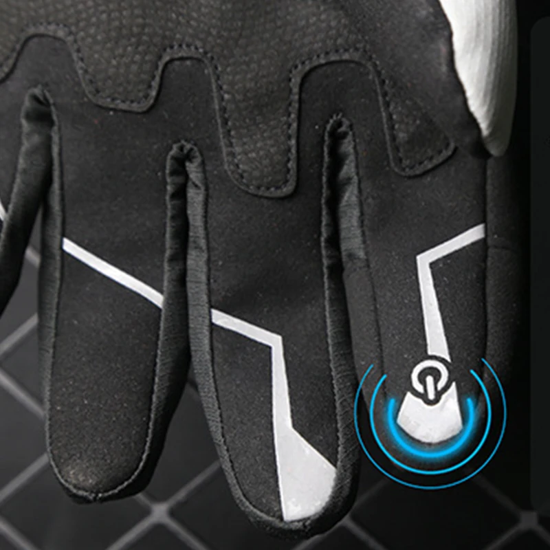 Осенне зимние мотоциклетные перчатки с сенсорным экраном водонепроницаемые из