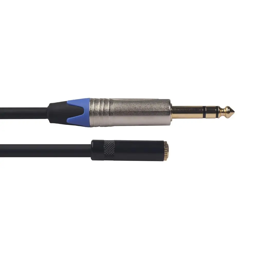 6 35 мм стерео штекер 3 5 Джек Женский Экранирование кабель адаптера для наушников