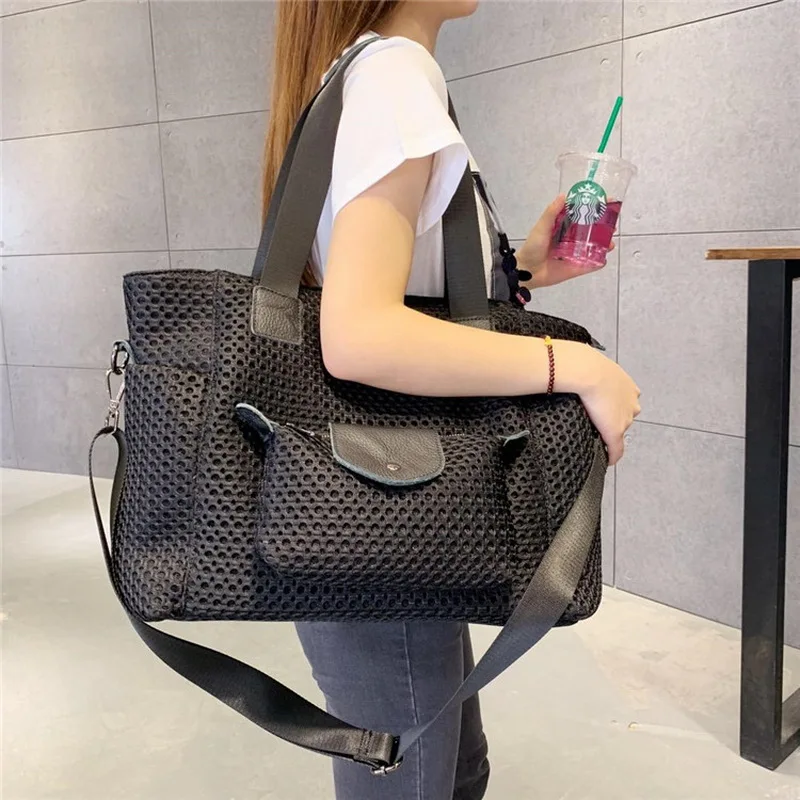 

FUNMARDI 2022 Fashion Female Oxford Duffle Travel Bags High Capacity Crossbody Bags For Women Weekend Sport Tote Purses WLHB2289