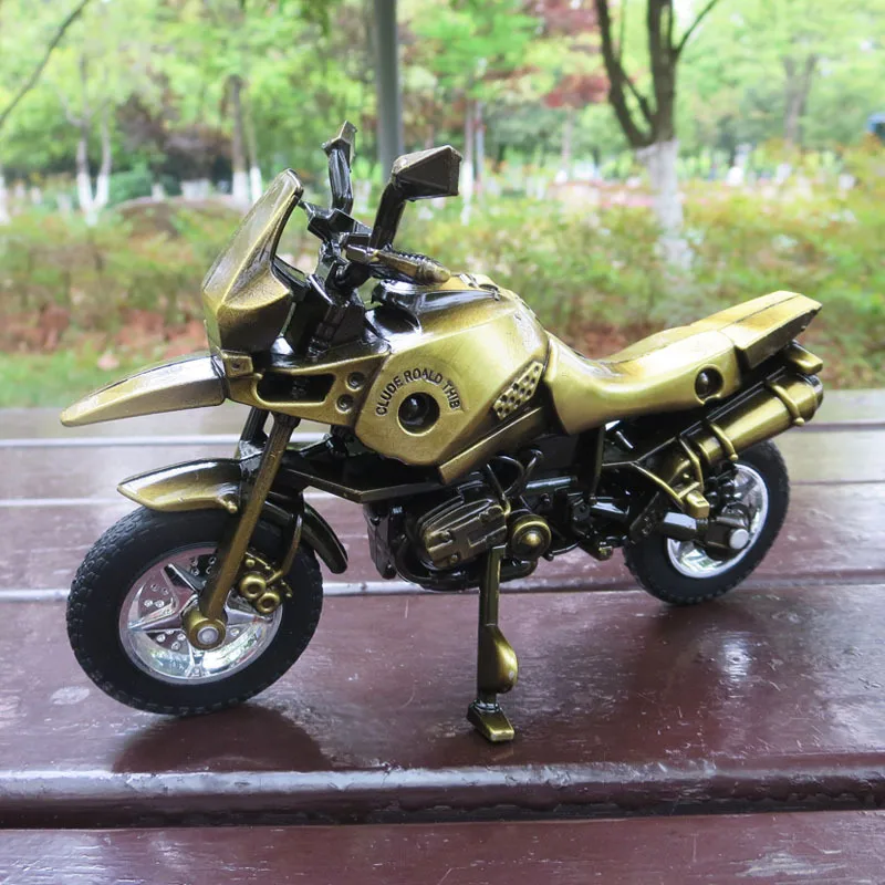 

Motorcycle Model Crafts Creative Tourist Attractions Handmade Desk Figurine Home Decorations Ornaments Wrought Iron Accessories
