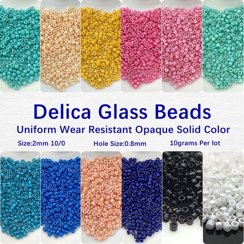 600 шт. Delica бусины 2 мм 10/0 форма износостойкие непрозрачные Цвет Seedbeads для работы