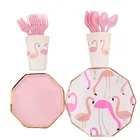 Одноразовая посуда в форме фламинго, нож и вилка, ложка для праздника, дня рождения, вечеринки