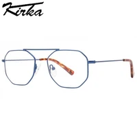kirka teens glasses octagonal eyeglasses frames brand design spectacle frames for children optical glasses boy girls eyewear