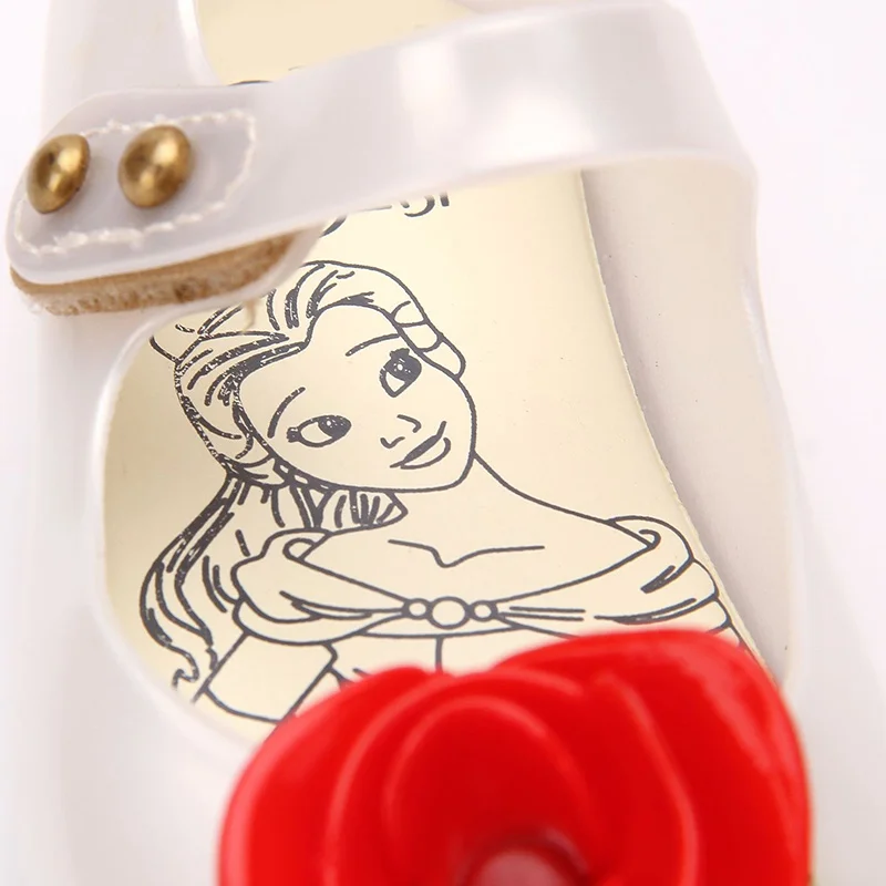 Желейные сандалии для девочек в бразильском стиле Красавица детская обувь с