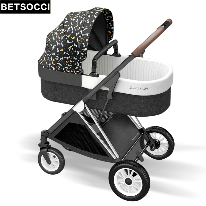 

Прогулочная коляска BETSOCCI, сидячее положение, легсветильник, портативная, складная, двухсторонняя
