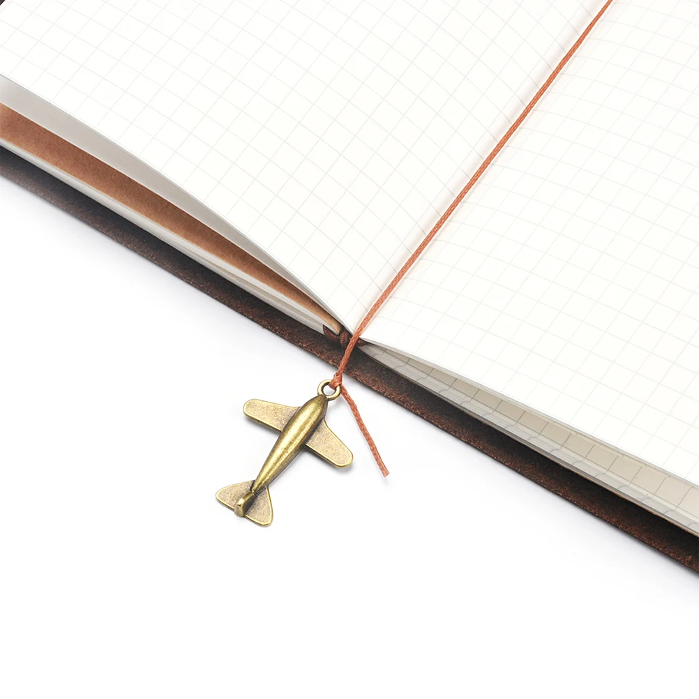 

3Pcs Notebook Accessory Metal Charm Vintage Creative Hanging Drop Pendant Bookmark Decoration Diary Journay Leather