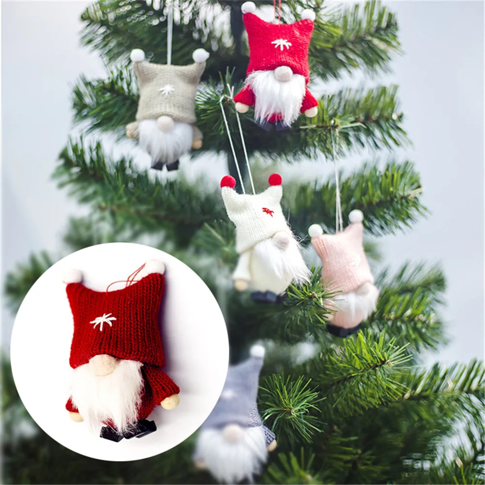 Рождественская кукла игрушки Санта Клаус снеговик лося елка подвесное украшение