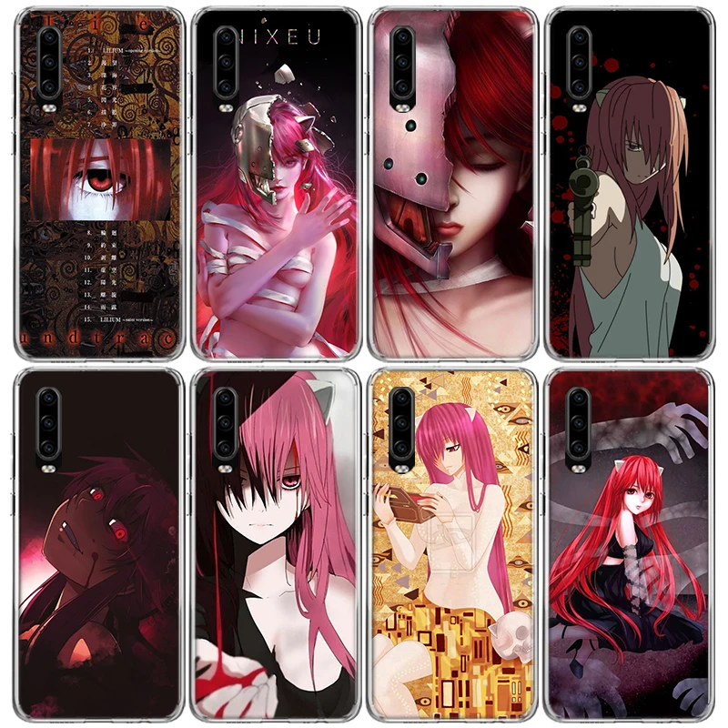 Чехол для телефона с рисунком из аниме Elfen Lied для Huawei P30 Lite P40 P20 P10 P50 Mate 10 20 30 40 Pro, мягкая задняя крышка из ТПУ с художественным рисунком