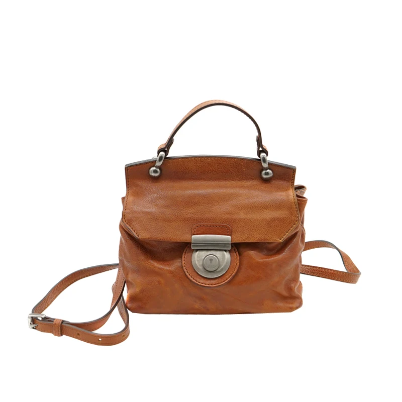 Сумка из натуральной коровьей кожи для маленьких девочек винтажная тоут Женская