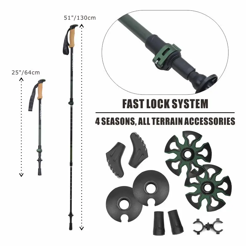 Hitorhike трекинговые палки складные походные для ходьбы Скандинавская ходьба| |