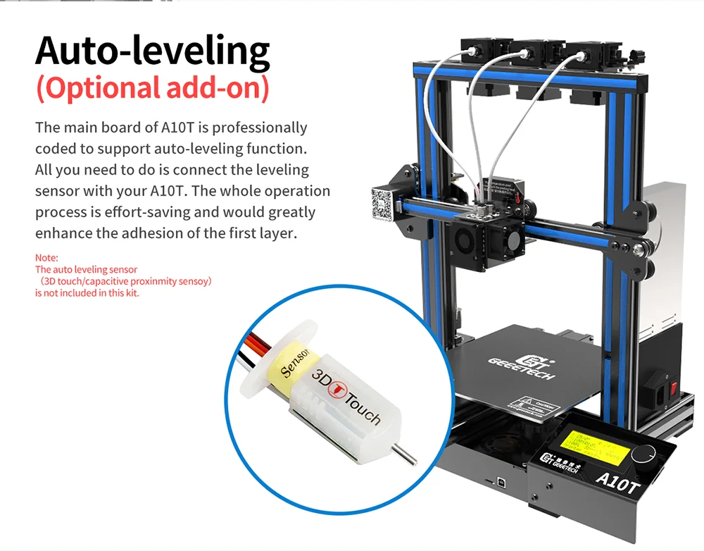 Geeetech 3d принтер A10T 3 в 1 из смешанного свойства обновления GT2560 V4.0 контроллер с открытым исходным кодом 220x220x250 мм LCD2004 FDM CE