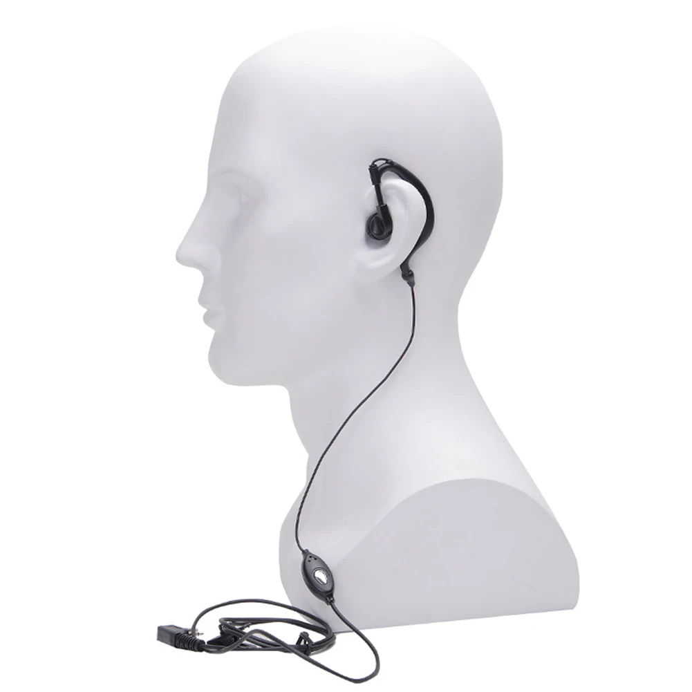 

Walkie Talkie Portable Ear-Hook Black Earphone Radio Two Way Ham Earpiece Accessories For BaoFeng UV5R Series