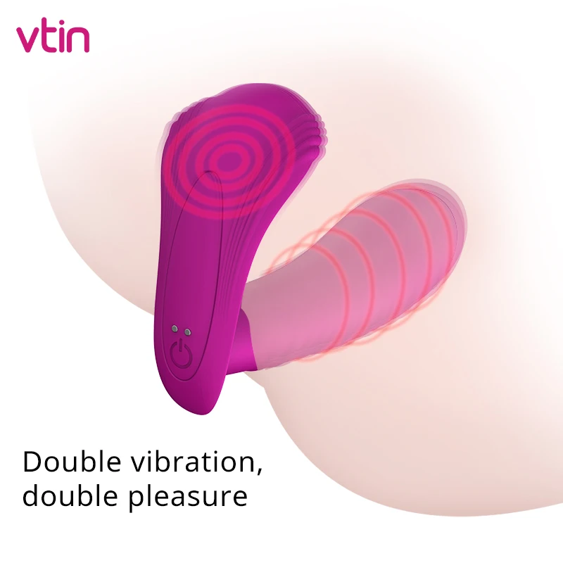 Носимые Вибраторы бабочки для женщин Стимулятор точки G клитора фаллоимитатор