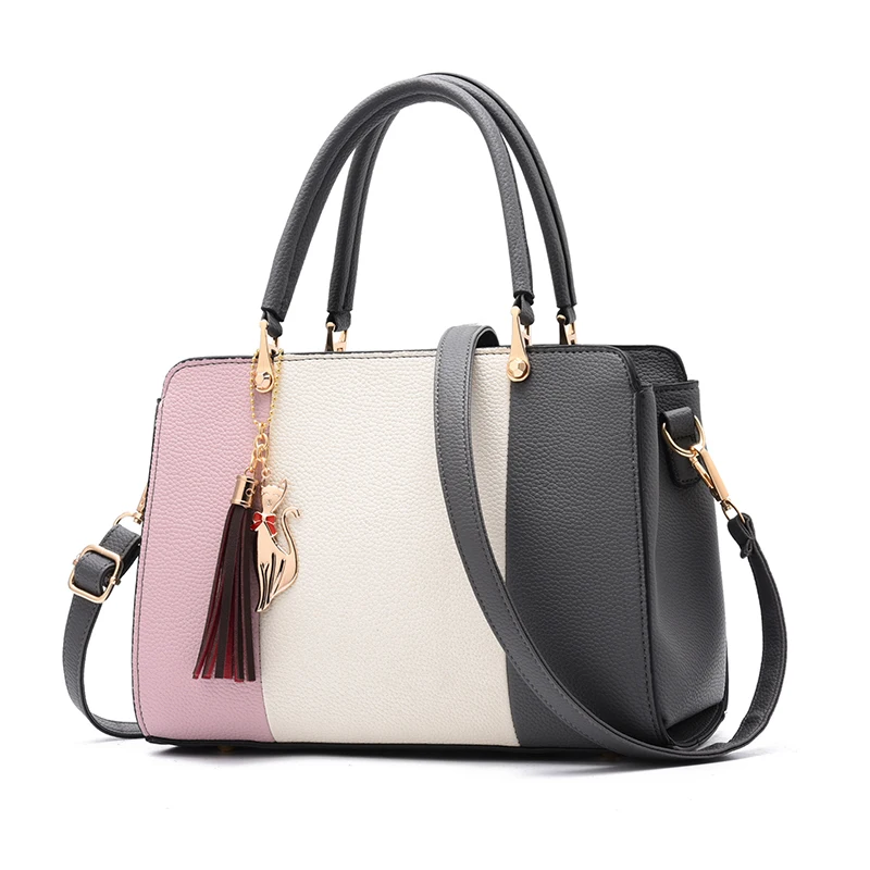 

Latest Style Unique Women pu Leather Shoulder Tote Bag Shoulder Handbags for ladies