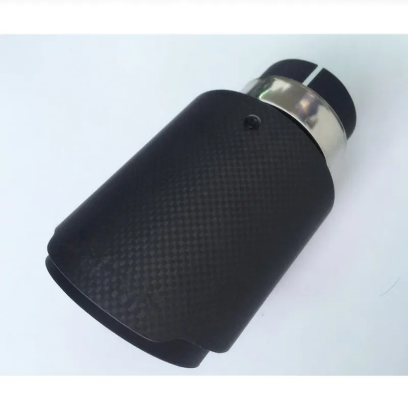 1 шт. универсальный глушитель для выхлопных газов из углеродного