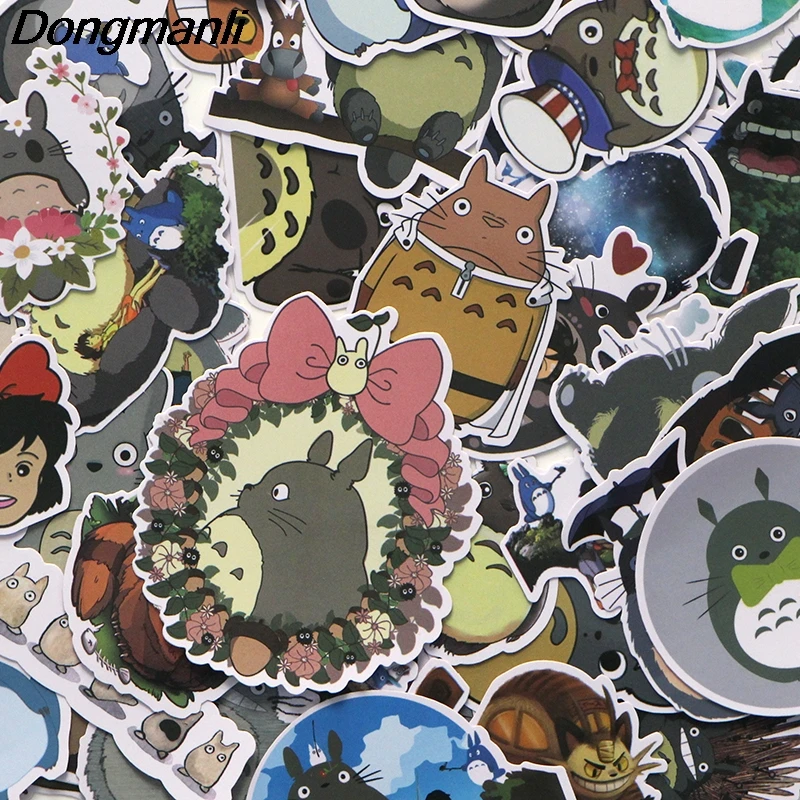 

PC37 50pcs/set Cute Cartoon Scrapbooking Stickers Decal For For Guitar Laptop Luggage Car Fridge Graffiti Sticker