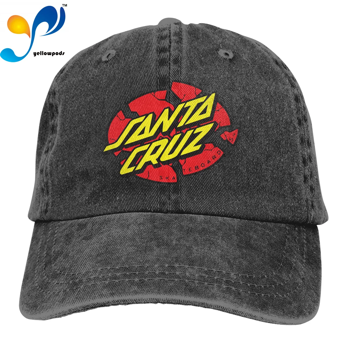 

Fashion Baseball Cap Print 3D Santa Cruz Logo Hats Men Women Cotton Outdoor Simple Visor Casual Cap