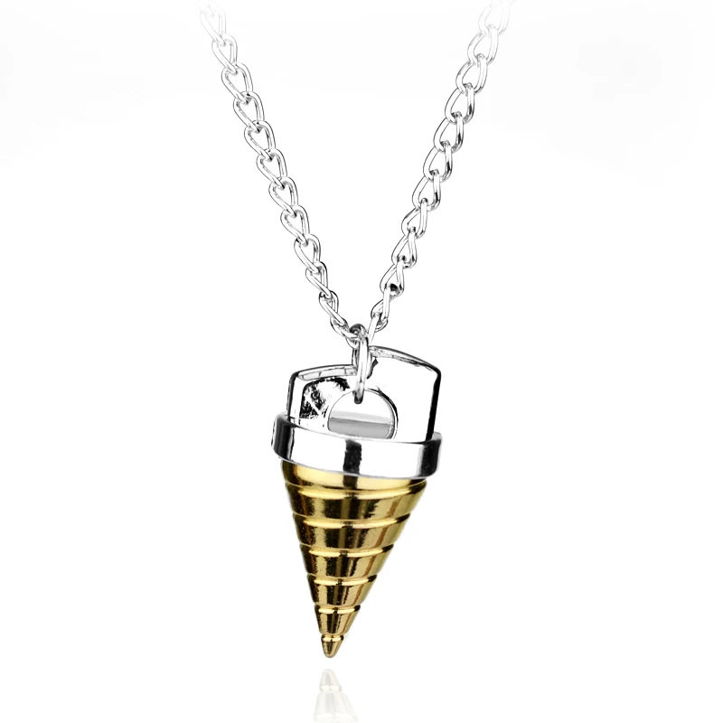Gold Core Drill Figure Pendants Necklace Tengentoba Gulenlagan Kinon Tengen Toppa Gurren Lagann Choker Jewelry Gift | Украшения и