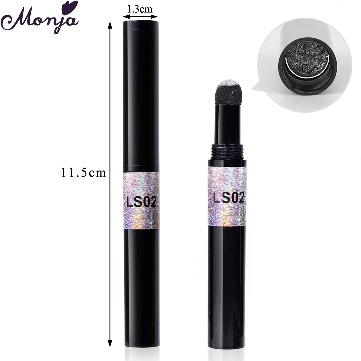 Monja Золотой Серебряный ноготь художественная воздушная подушка Волшебная