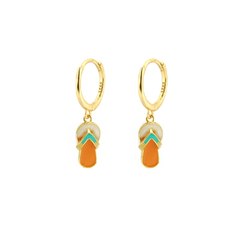 

Enamel Cute Slippers Pendant Drop Earrings for Women Fashion Multiple Colors Slippers Charm INS Earrings Jewelry Pendientes 2022