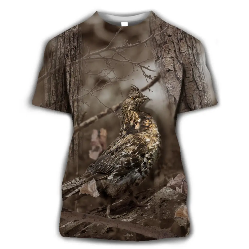 

2021Camo Hunting Animals Wild Boar 3D T-shirt Summer Casual Men t shirts Fashion Streetwear Women Pullover kid Short Sleeve Tops