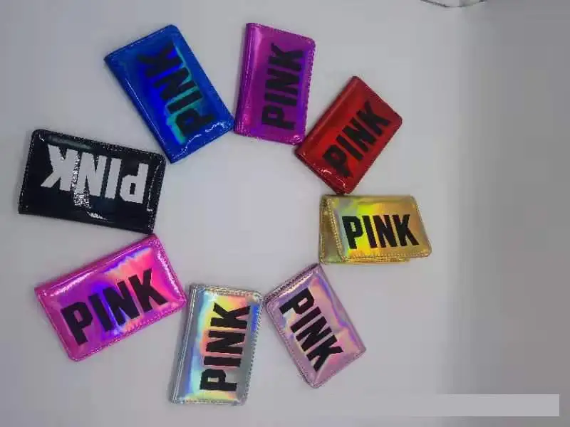 New card protection pink Wallet Bank purse Holder Id Bank Card Case Protection Credit Card Holder rfid wallet