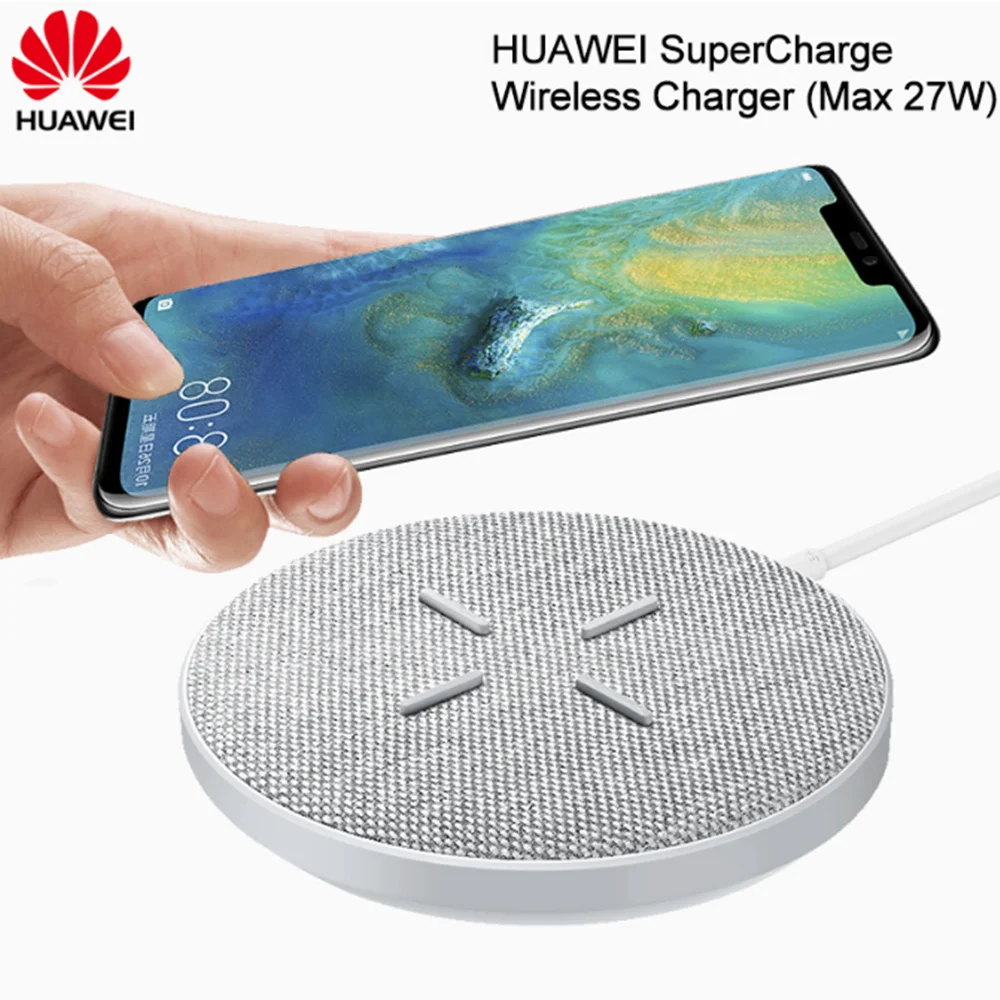 HUAWEI CP61 Mini Super Charge 27W Wireless Charger for Mate 20 &amp 30 Pro iPhone 11 Samsung P10 S10 | Электроника