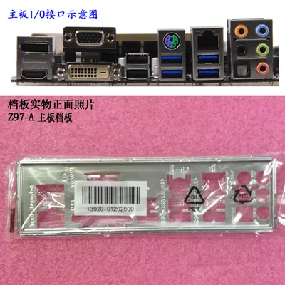 

New I/O shield back plate of motherboard for ASUS Z97-A just shield backplate