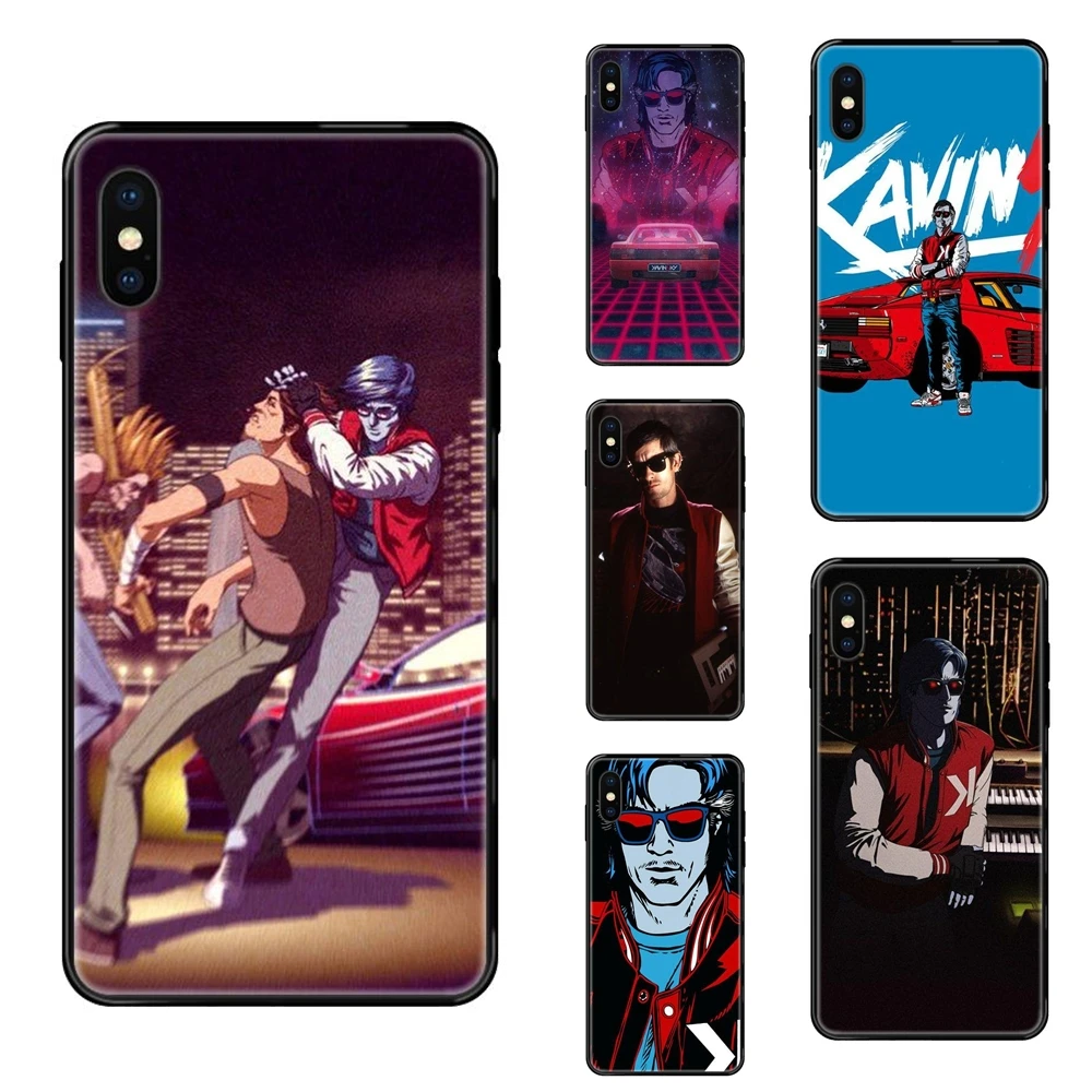 Черный мягкий чехол с рисунком музыкальный французский музыкант Kavinsky отлично