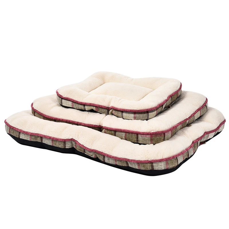 Мягкий теплый хлопковый коврик для домашних животных с принтом лап одеяло щенков