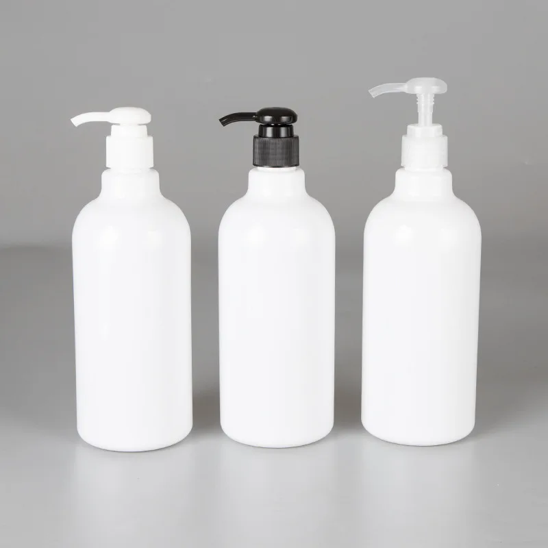 10 шт. 500 мл коричневый/красный/белый Пластик бутылка для шампуня диспенинг насос