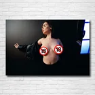 Художественные постеры на холсте с изображением красивой сексуальной Девушки Женщины горячего тела для взрослых, настенные картины для домашнего декора комнаты
