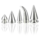 10 шт., металлические винты разных размеров для одежды